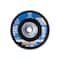 Pferd 4-1/2" x 5/8-11 Thd. POLIFAN Flap Disc - Z SG POWER STEELOX, Zirconia, 120 Grit, Conical 62275 - alternate 2